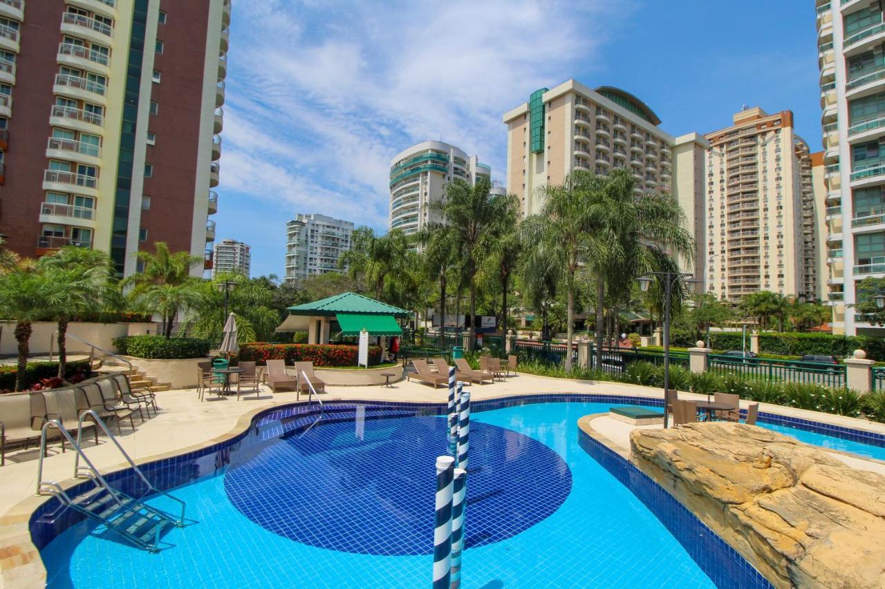 Barra Da Tijuca - 508 - De Frente Para Maravilhosa Piscina - Estacionamento Gratuito - Academia Comphania Atletica - Balsa Para Praia Gratis - Microondas - Geladeira Grande - Recepcao 24Horas - Wi-Fi - Com Pia Rio de Janeiro Dış mekan fotoğraf