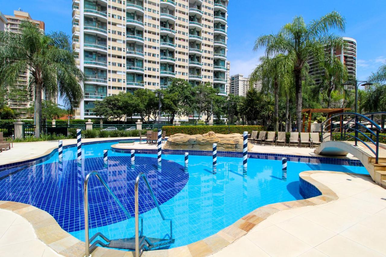 Barra Da Tijuca - 508 - De Frente Para Maravilhosa Piscina - Estacionamento Gratuito - Academia Comphania Atletica - Balsa Para Praia Gratis - Microondas - Geladeira Grande - Recepcao 24Horas - Wi-Fi - Com Pia Rio de Janeiro Dış mekan fotoğraf